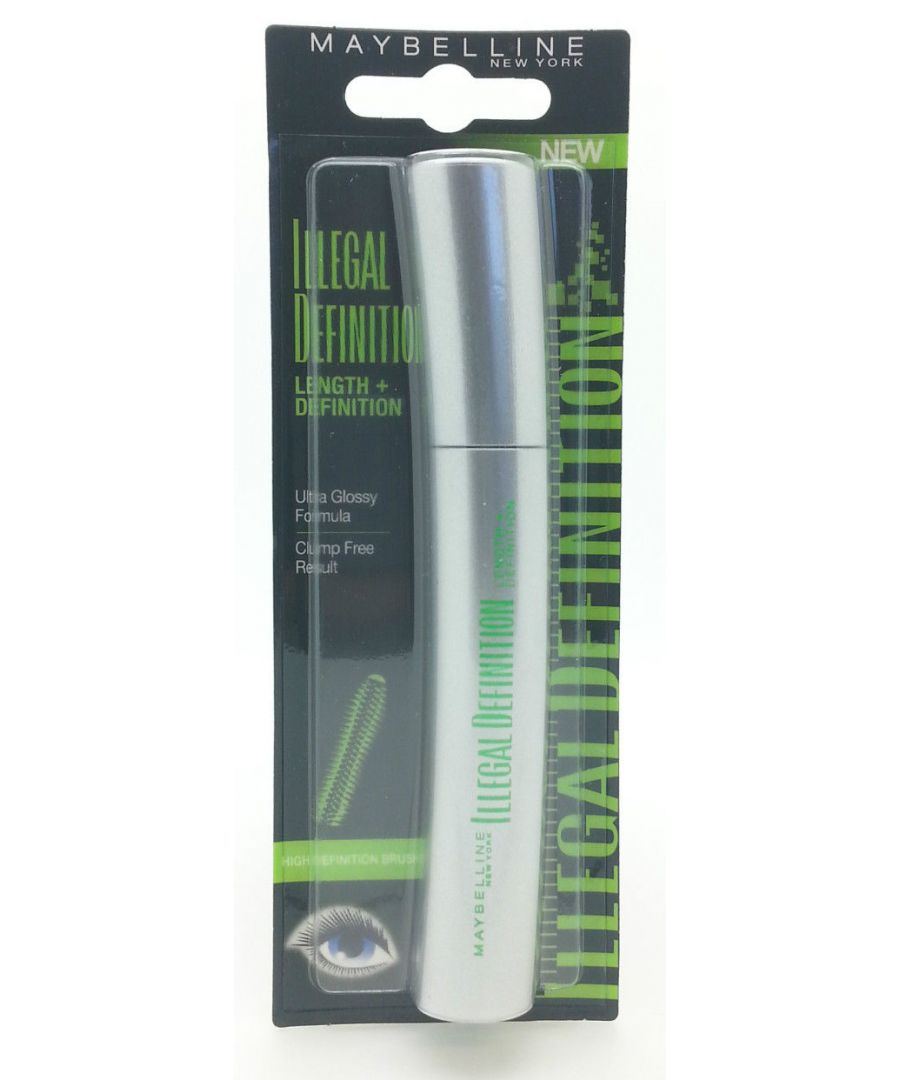 Image for Maybelline New York Illegal Length Mascara 7.1ml Carded - Glossy Black