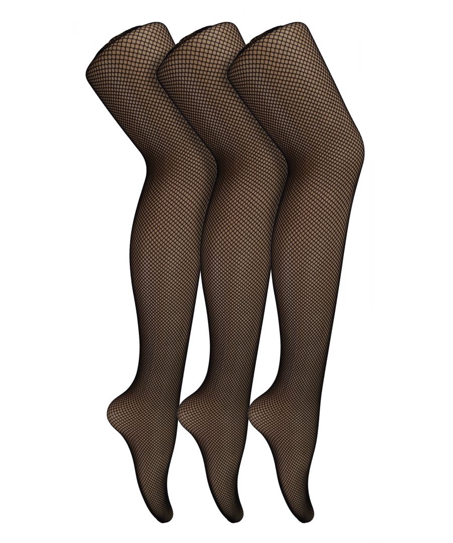 Women's 3 Pair Multipack Fishnet Glitter Lurex TightsAre you seeking to add some sparkle to your ensemble, whether it's a night out, a fancy costume party, or a bachelorette celebration? Look no further than these stunning Fishnet Tights, adorned with sparkling glitter to complement and elevate any outfit. These tights are the ideal finishing touch to make your look pop and stand out from the crowd.You don't have to break the bank to enjoy quality hosiery that delivers both style and function. Our 3 pair multi-pack offers incredible value for money, giving you the flexibility to mix and match your tights with different outfits.Indulge in the assurance of wearing our premium Sock Snob branded tights, where quality is our top priority. These designer tights boast a velvety smooth texture, ensuring a cosy and snug fit against your legs. We have included a touch of glamour with an added sparkle.Not only are these tights incredibly soft and easy to wear, but they also make for an excellent gift option for those who adore adding a touch of uniqueness to their style or appreciate a touch of sparkle. With a soft and gentle feel against the skin, these fishnets are a must-have in any fashion-forward individual's wardrobe.Available in 3 Glitter Colours: Gold, Silver or Black and made from 94% Nylon, 4% Elastane. You can machine wash them but we do recommend hand washing these tights to prevent them from snagging.Extra Product DetailsLadies Lurex Tights3 Pairs Per PackFishnet StyleIdeal For Parties & Nights OutAvailable in Gold, Black or SilverSoft & ComfortableMade From NylonGlitter & Sparkle DesignA Great Gift IdeaOne Size: 8-14’Hand Wash Recommended