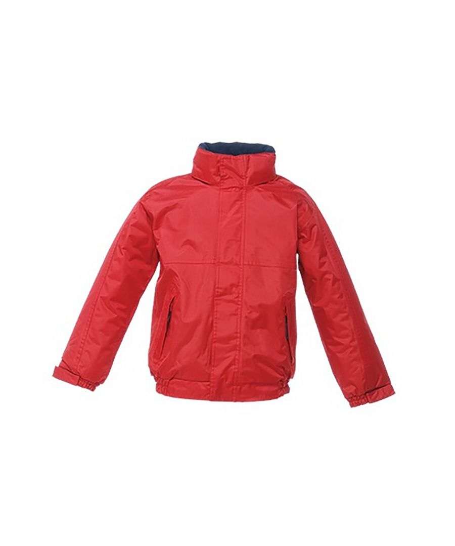 Image for Regatta Kids/Childrens Waterproof Windproof Dover Jacket (Classic Red/Navy)