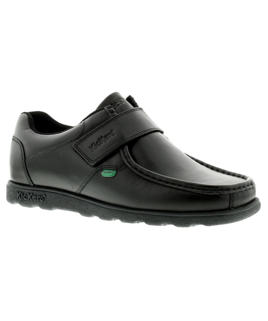 <Ul><Li>Kickers Fragma Strap 3 Am Mens Shoes In Black</Li><Li>New Mens/Gents Popular Moccasin Style That You Can Wear With Anything. Leather Upper With A Cushioned Insock Provides All Day Comfort Making Them Ideal For School. Chunky Rubber Outsole Thats Stitched To The Upper For Added Durability. A Touch Fastening Comfortable Fashion Shoe.</Li><Li>Leather Upper</Li><Li>Fabric Lining</Li><Li>Synthetic Sole</Li><Li>Mans Hook And Loop Gentlemans Casual Shoes Fashion Shoes Black Going Out Branded</Li>