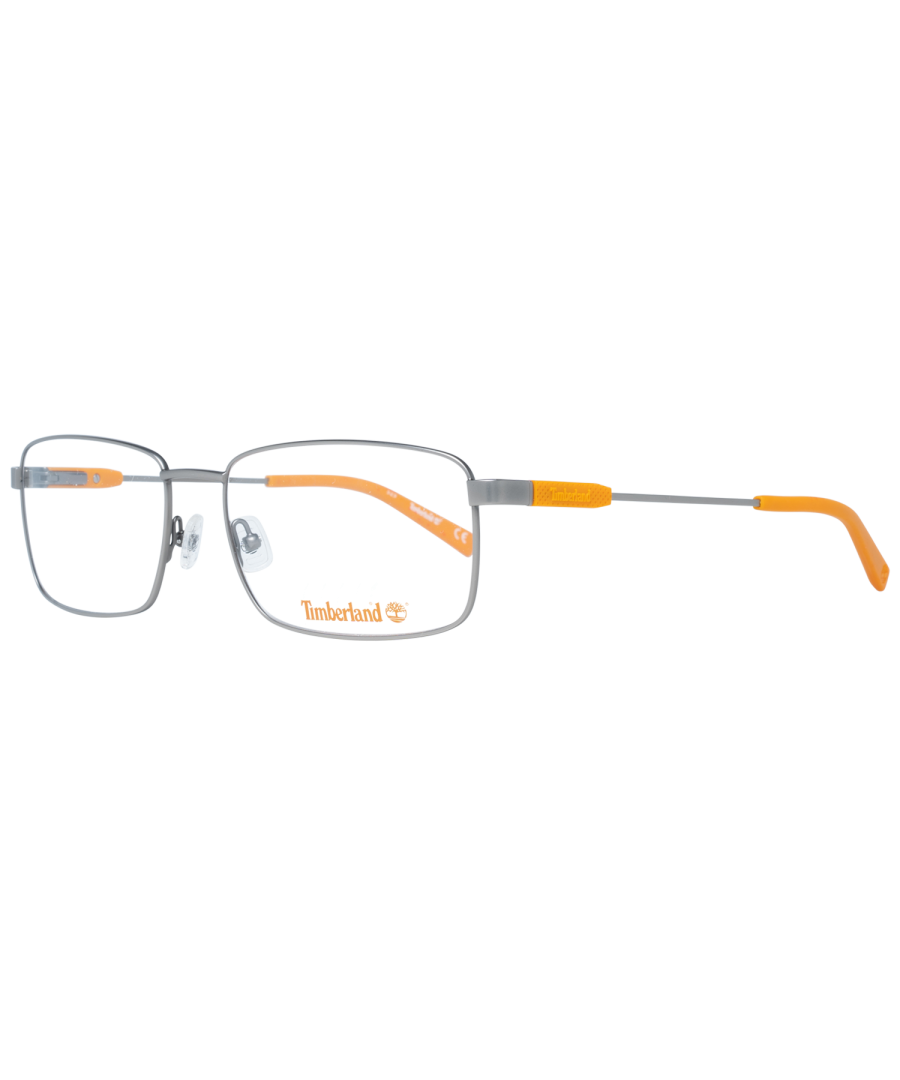 Timberland Optical Frame TB1669 009 61\nExtras: Geen extra's\nFrame kleur: Zilver\nFrame materiaal: Metaal\nGlas kleur: Demo glazen\nGlas materiaal: Kunststof\nStijl: Rechthoekig\nGlas-Effect: Geen extra's\nbescherming: Geen\nGlas breedte: 61\nGlas hoogte: 40\nWeb breedte: 17\nTempel Lengte: 150\nVeer Scharnier: Ja\nLeveringsomvang: Etui\nFrame Stijl: Full-Rim
