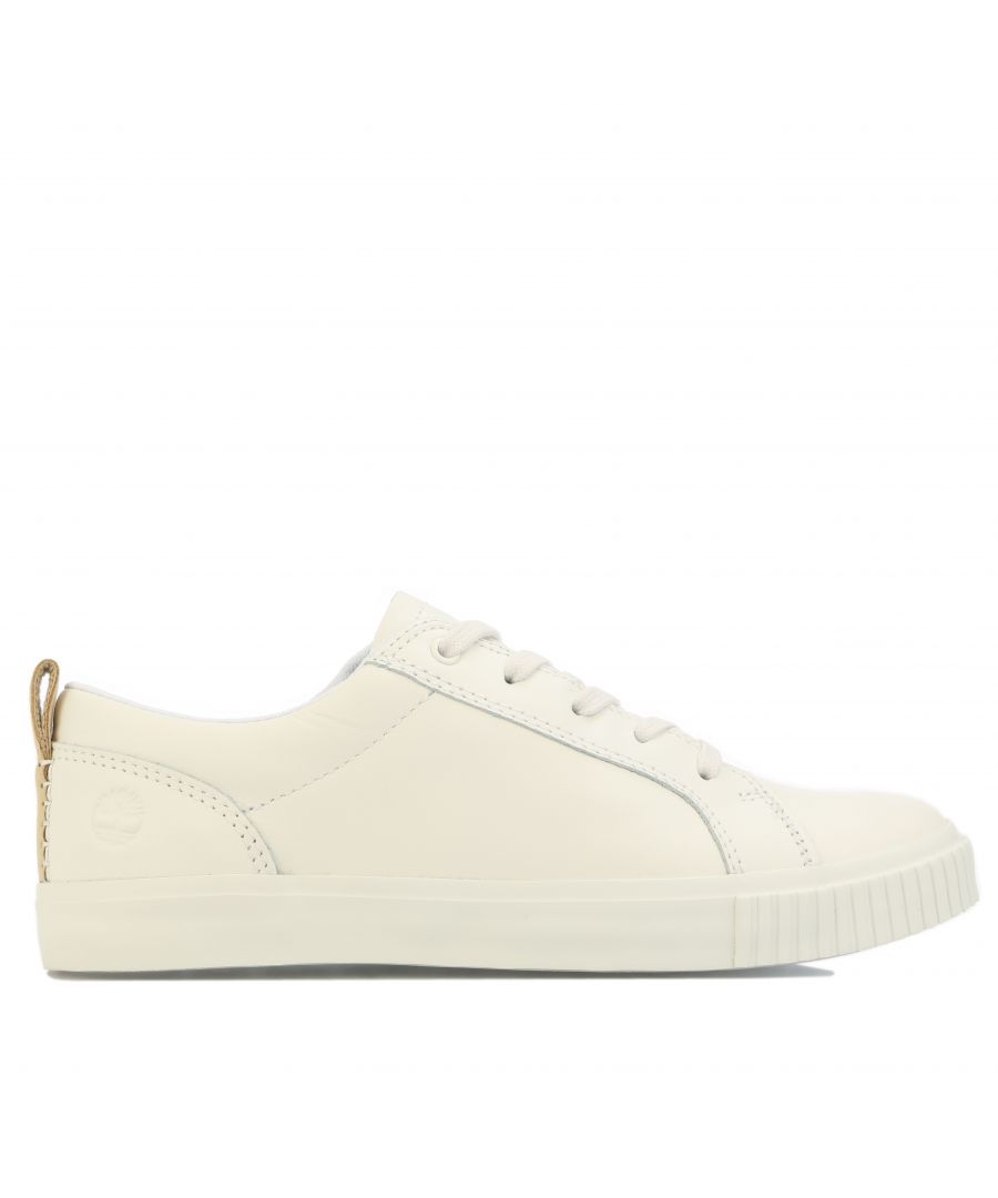 Timberland Womenss Newport Bay Leather Oxford Trainers in White Leather (archived) - Size UK 7.5