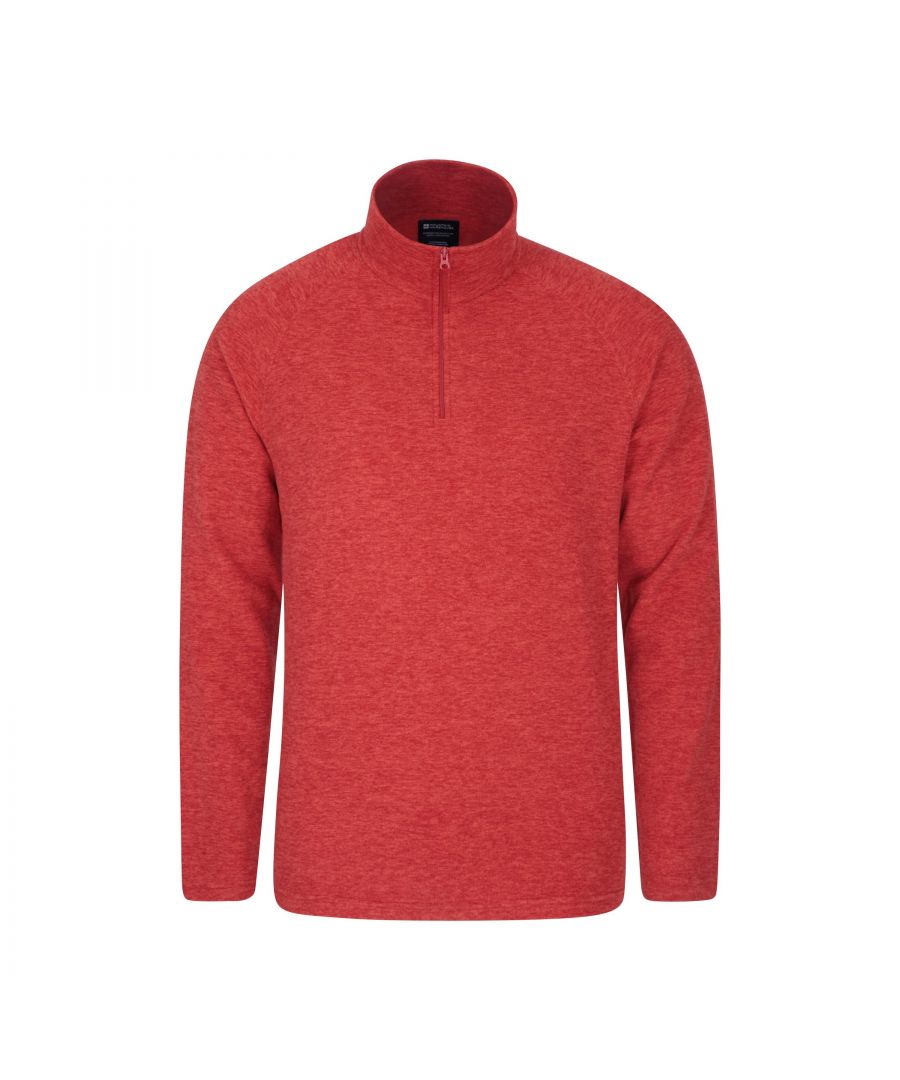 Mountain Warehouse Mens Snowdon II Fleece Top (Red) - Size X-Small - Secret Sales