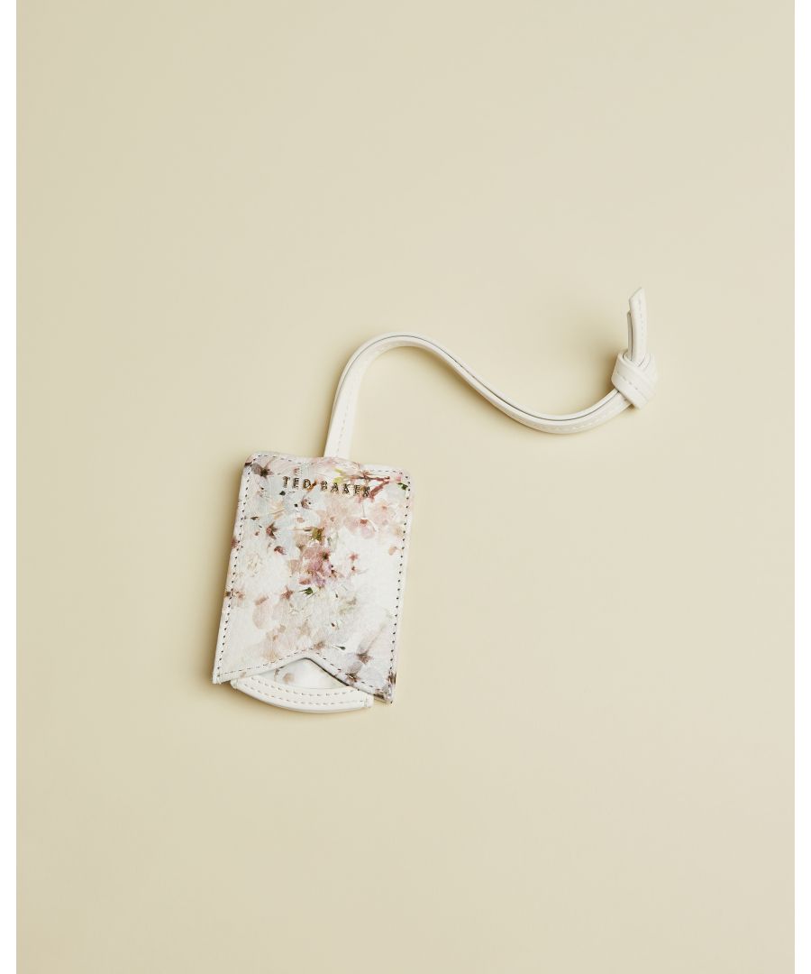 Image for Ted Baker Tesssaa Vanilla Leather Luggage Tag, Ivory