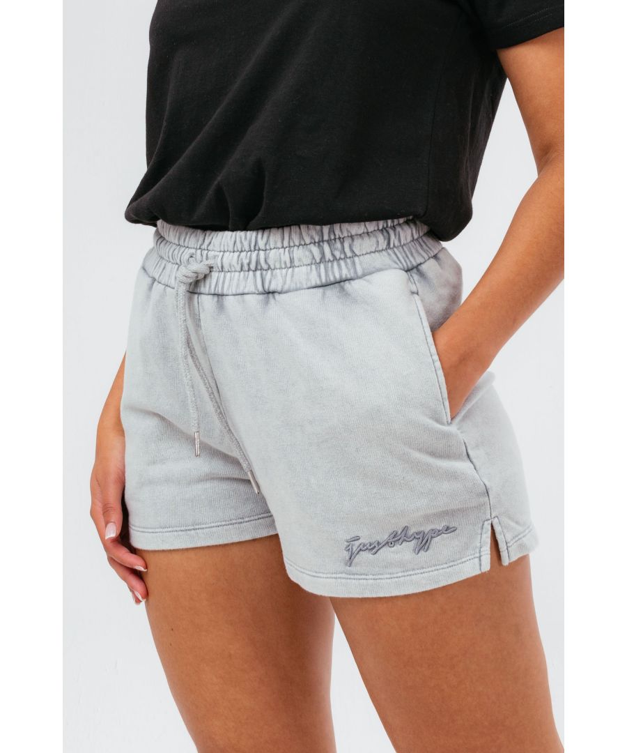 Image for Hype Grey High Waisted Women's Baggy Jersey Shorts