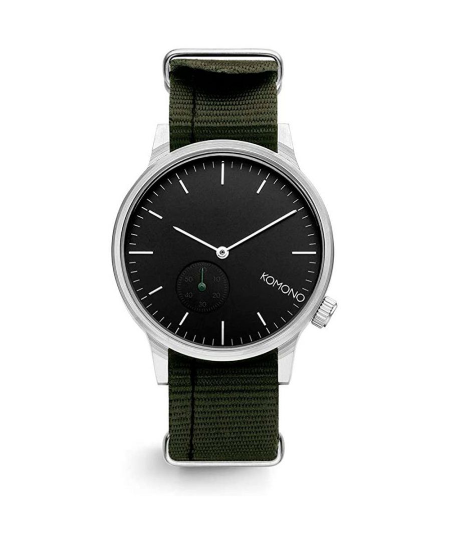 Komono Horloge Winston Subs Nato Zwart
