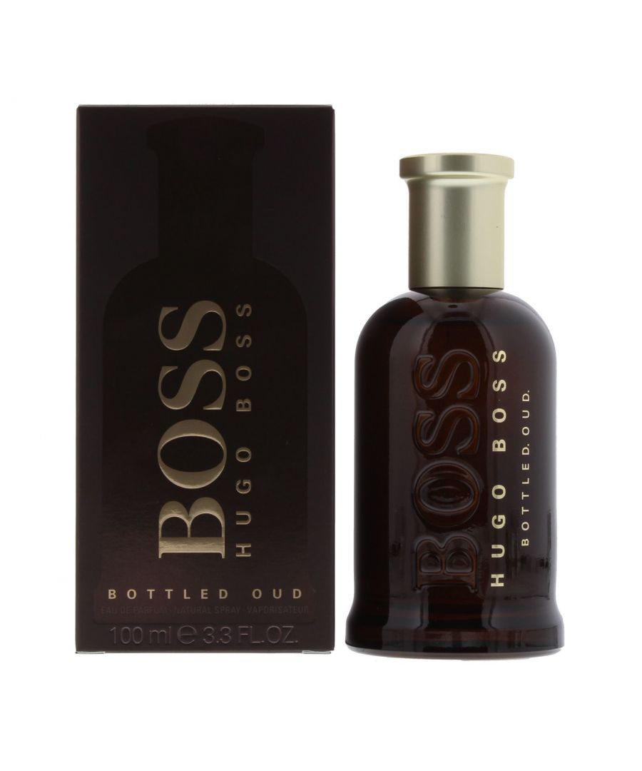 Boss Bottled Oud is a warm spicy woody fragrance by Hugo Boss. It was launched in 2015. Top notes citruses apple. Middle notes saffron clove labdanum cinnamon. Base notes agarwood sandalwood cypriola.