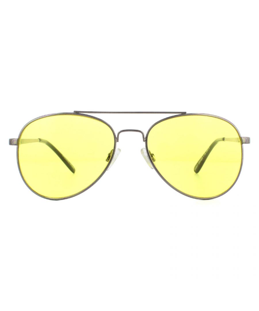 Image for Eyelevel Sunglasses Night Driver 1 Gunmetal and Grey Night Vision Yellow Glasses
