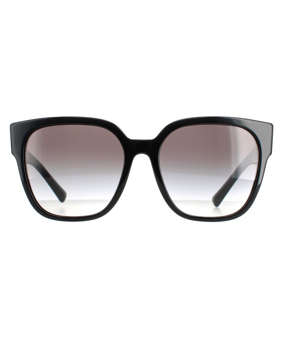 Valentino Square Womens Black Grey Gradient VA4111 Sunglasses VA4111 are a modern square design crafted from lightweight acetate. The Valentino logo is embedded into the inside of the temples for authenticity