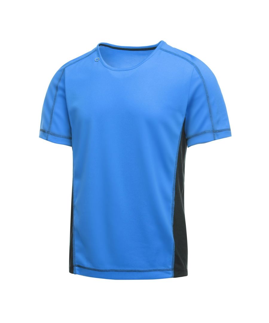 Regatta Activewear Mens Beijing Short Sleeve T-Shirt (Oxford Blue/Navy) - Size Large