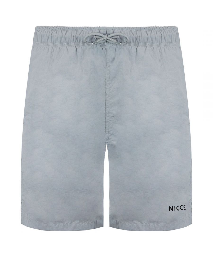 NICCE Core Mens Grey Swim Shorts - Size Small