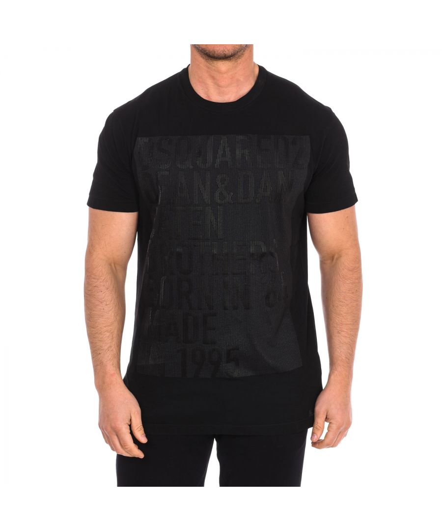 Dsquared2 Mens short sleeve T-shirt S74GD0726-S21600 - Black - Size 2XL