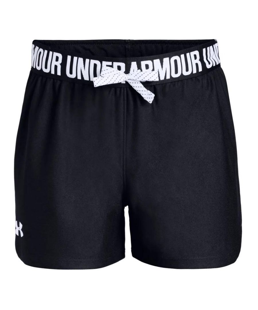 Image for Under Armour Play Up Girls Short Black - YS