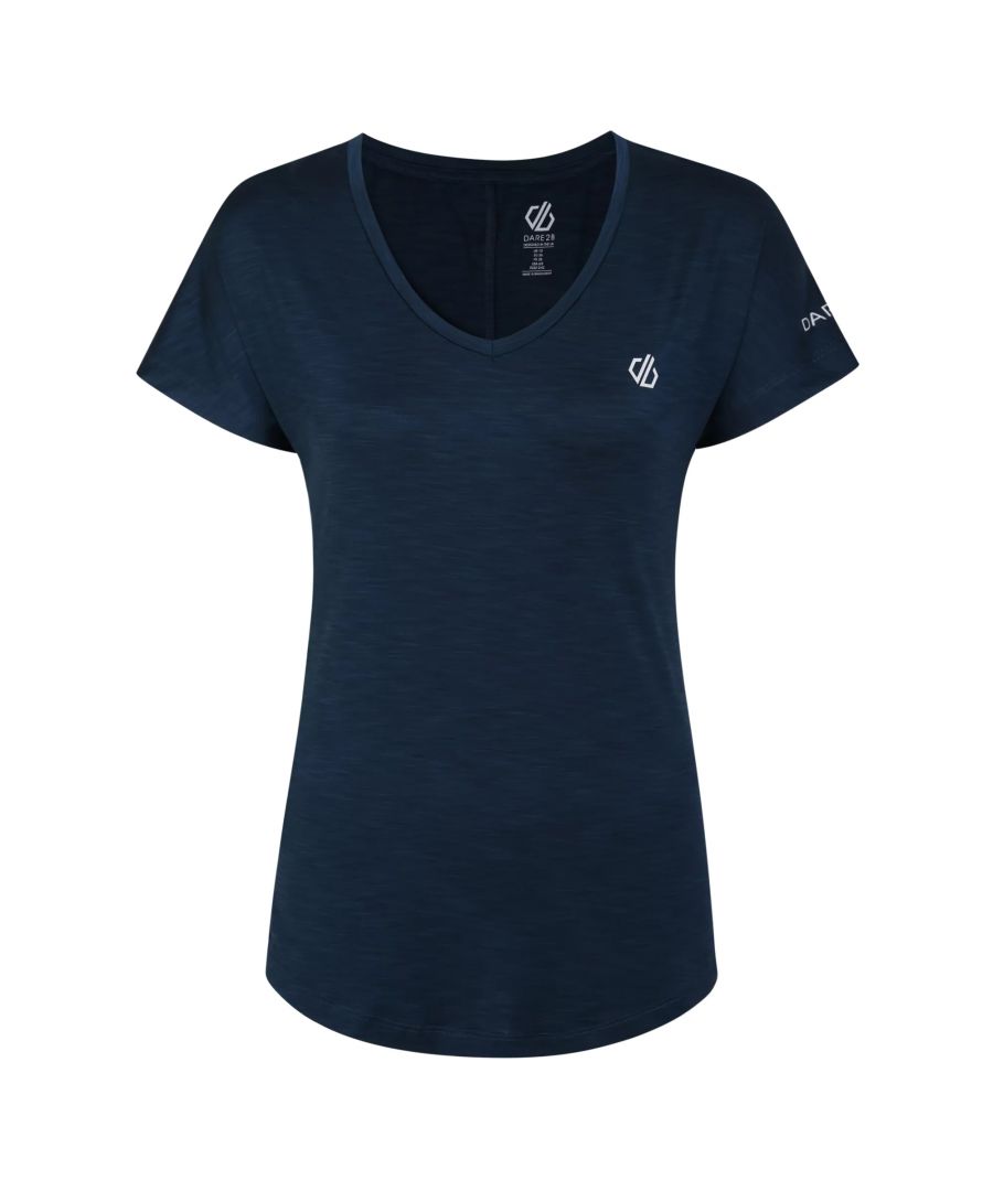 Dare 2B Womens/Ladies Vigilant Active T-Shirt (Moonlight Denim) - Dark Navy - Size 8 UK