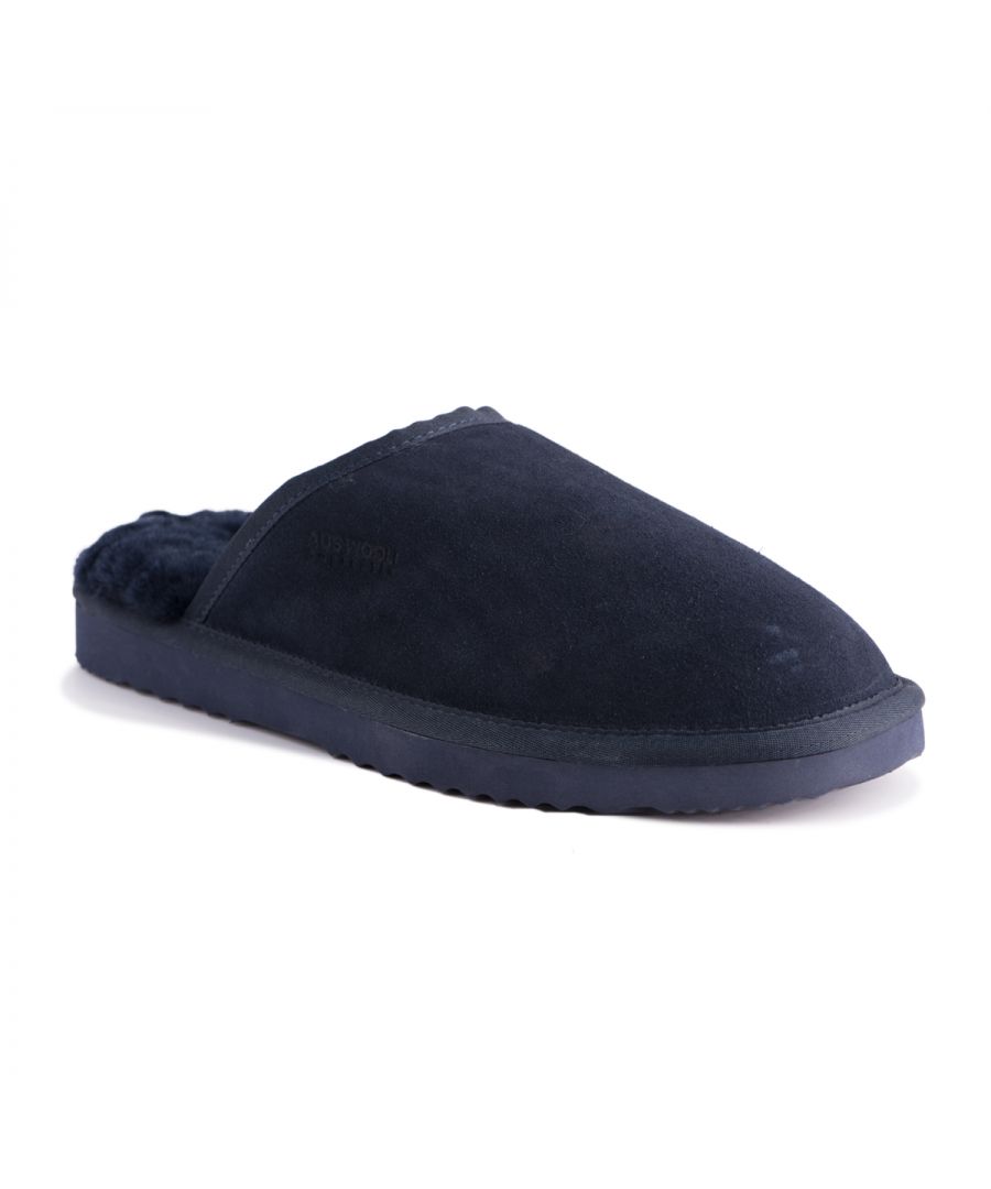 DETAILS\n\n\n\n\n\nCosy and snug, easy slip-on slipper\n\nSoft premium genuine Australian Sheepskin wool lining\nFull premium leather Suede upper with Australian sheepskin insole\nSustainably sourced and eco-friendly processed\nUnisex sheepskin slipper - can be worn day and night\nUnisex sizing\nSoft EVA outsole - extra cushioning and lightweight\nFirm wool pelt for superior warmth
