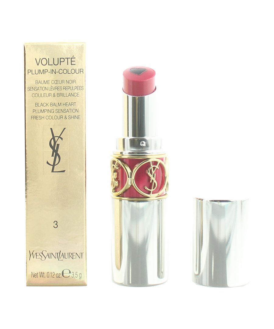 Image for Yves Saint Laurent Volupte Plump-In-Colour 03 Insane Pink Lipstick 3.5g