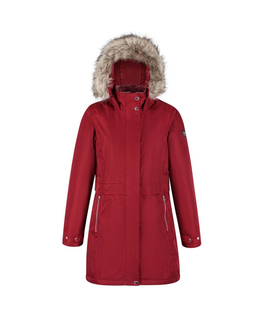 Regatta Womens Lexis Waterproof Parka Jacket Navy-12