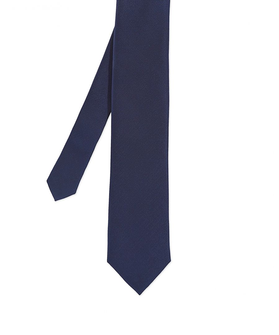 Image for Ted Baker Amaze Plain Skinny Tie, Navy