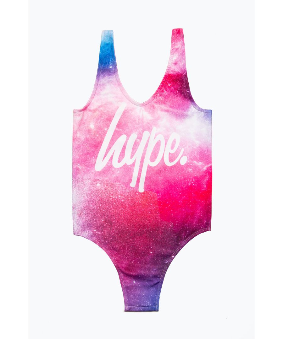 Image for Hype Pink System Kids Swimsuit
