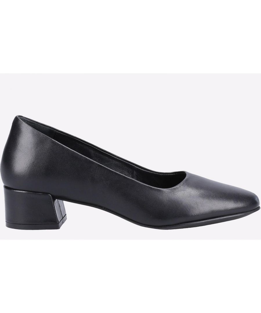 The Classic Court Shoe; The Alina Court Shoe provides a smart look with easy on/off wear with a cushion comfort insole to keep feet feeling comfortable throughout the working day. Its padded heel collar also make this shoe perfect for all day wear\n- Real Leather Upper\n- Easy On and Easy Off Court Shoe Style\n- Hidden Padded Collar for Added Comfort\n- Cushion Comfort Insole\n- Leather Sock and Lining\n- Lightweight Tunit Sole
