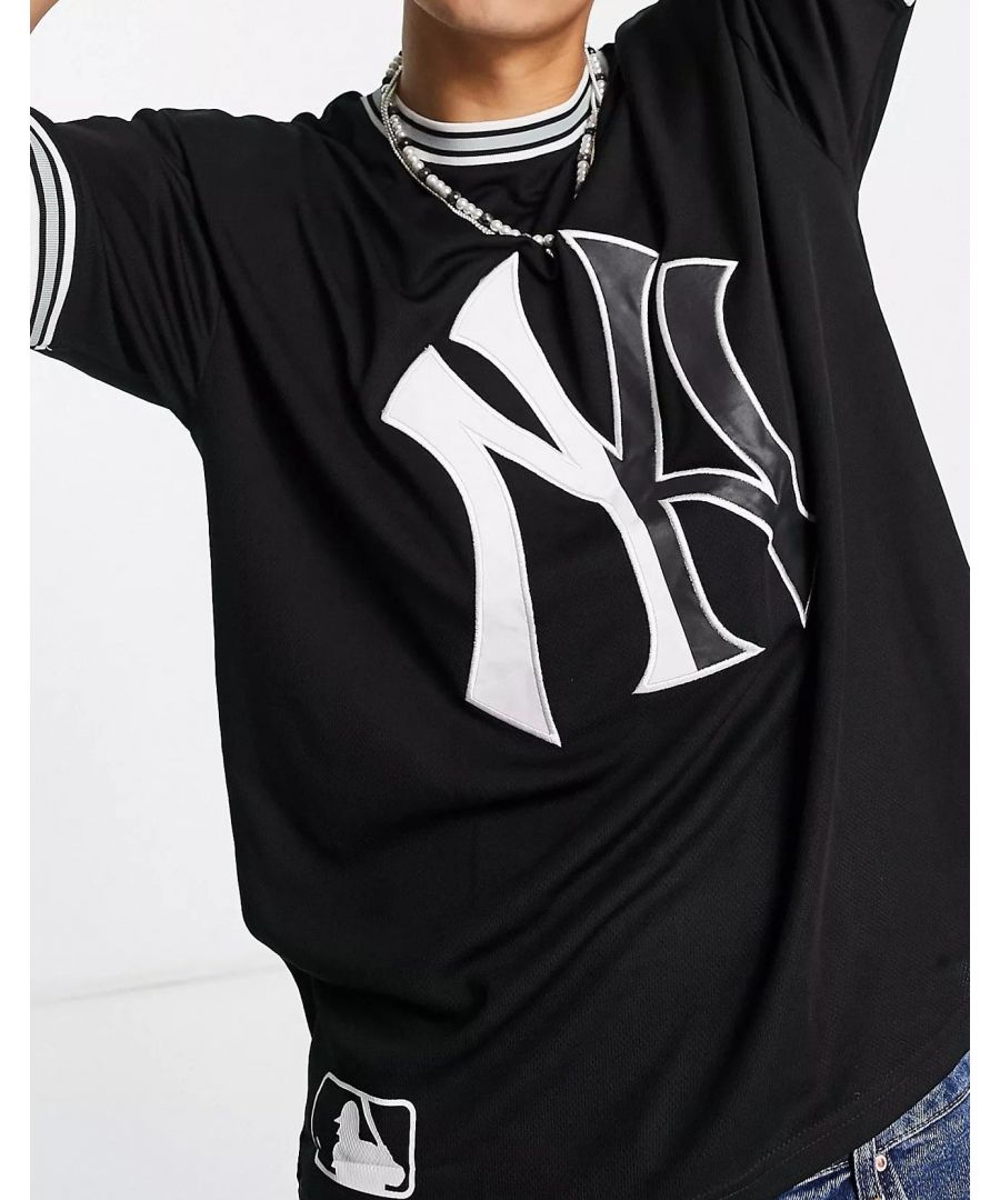 NEW ERA CAP New Era New York Yankees Flock Oversized Hoodie In Navy  Exclusive To ASOS for Men