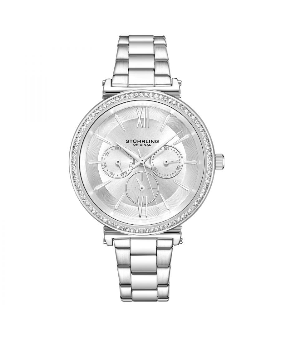 Women's Multi-function, Silver Case and Bracelet, Silver Dial Watch