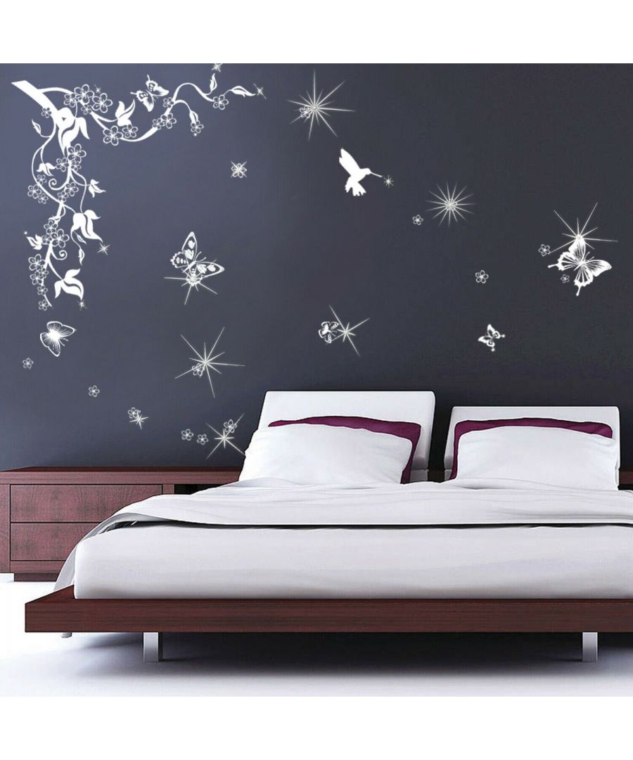 - Transform your room with the stunning Walplus wall sticker collection;\n- Walplus' high quality self-adhesive stickers are quick to apply, and can be easily removed and repositioned without damage;\n- Simply peel and stick to any smooth, even surface;\n- Application instructions included,  Eco-friendly materials and Non-toxic;