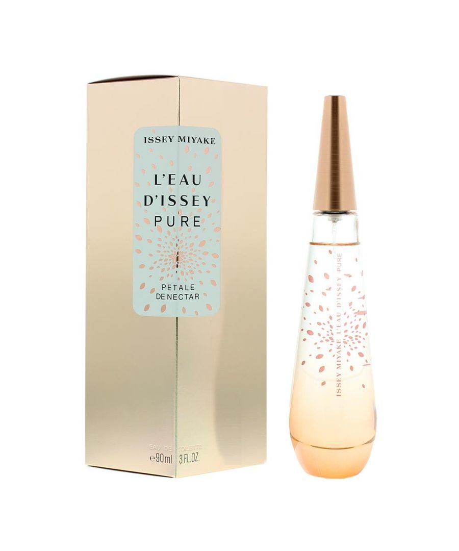 L’Eau D’Issey Pure Petale De Nectar by Issey Miyake is an oriental floral fragrance for women. Top notes are pear and honey. Middle note is sweet rose. Base notes are sandalwood, cashmeran and ambergris. L’Eau D’Issey Pure Petale De Nectar was launched in 2016.