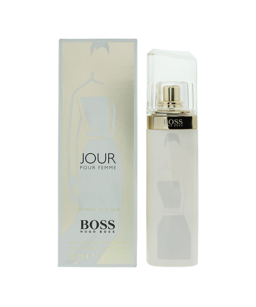 Hugo Jour Pour Femme Runway Edition by Hugo Boss is a floral fragrance for women. The fragrance features citruses and freesia. Hugo Jour Pour Femme Runway Edition was launched in 2015.