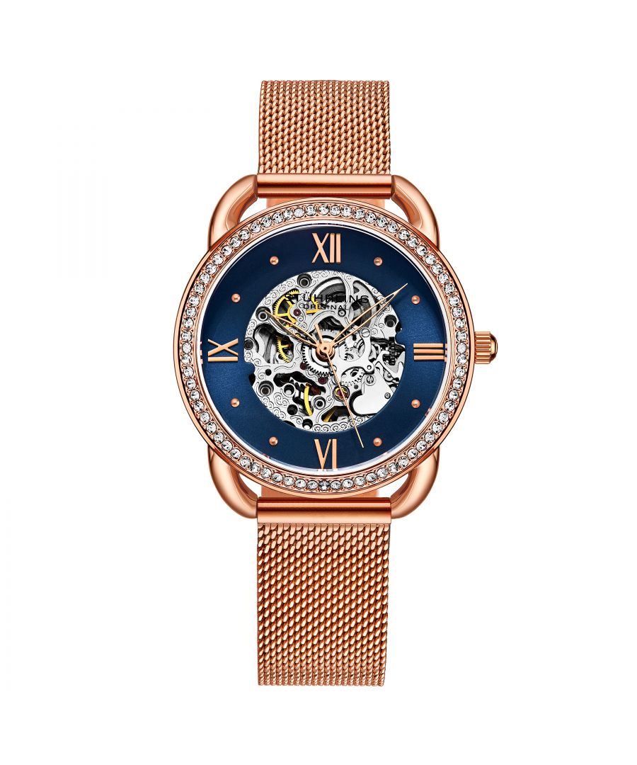 Image for Rose Gold and Blue Automatic 36mm