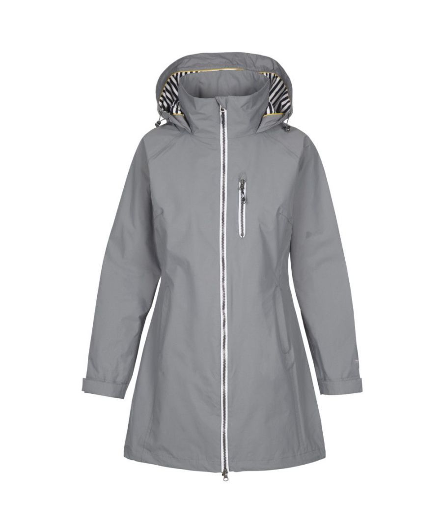 Image for Trespass Womens/Ladies Occupy Waterproof Jacket (Pewter Grey)