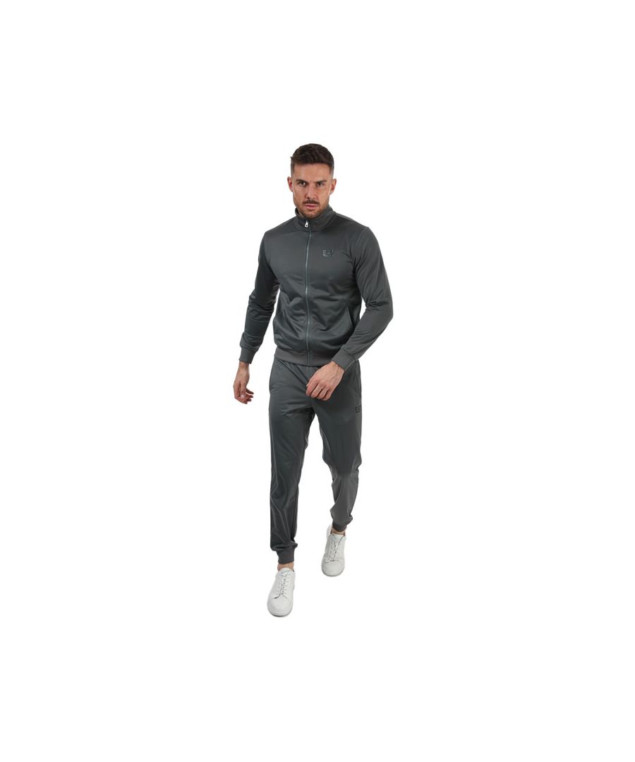 Image for Men's Emporio Armani EA7 Core ID Poly Tracksuit in Grey