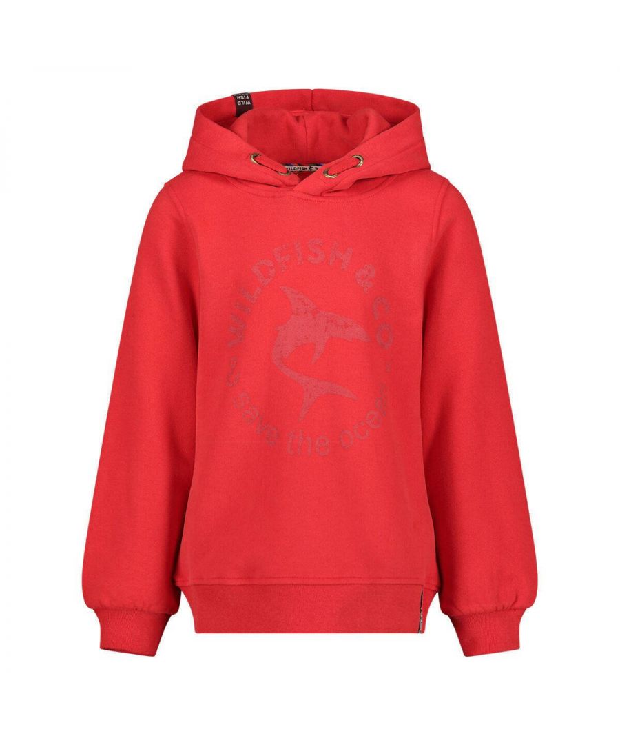 Deze hoodie voor jongens van Wildfish is gemaakt van een sweatstof en heeft een printopdruk. Het model heeft een capuchon en lange mouwen.