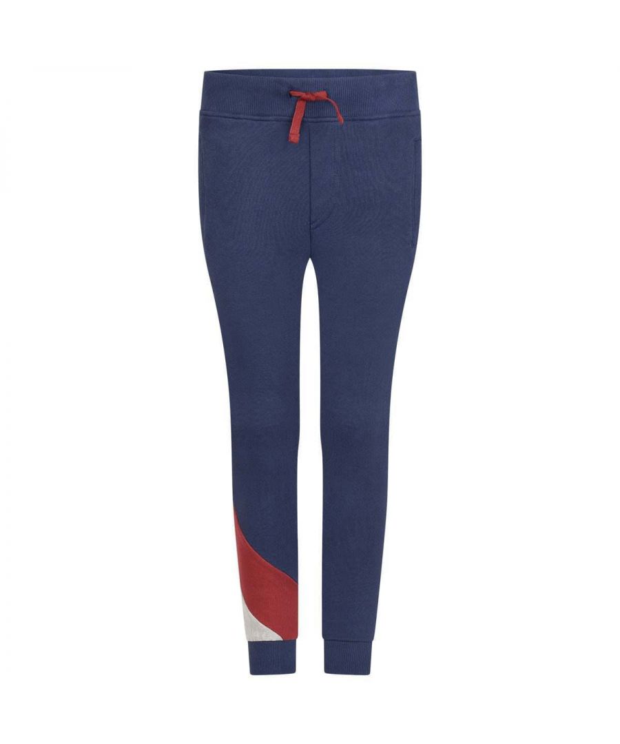 Guess Boys Blue Cotton Joggers \n                \n                \n                Made in Egypt