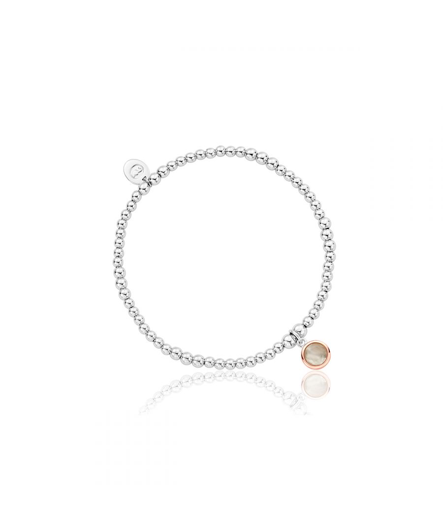 Celebrate that special June birthday with a mesmerising moonstone - crafted in sterling silver adorned with 9ct rose gold containing rare Welsh gold in our classic Affinity bead bracelet design. This ethereal gemstone with its moonlight charm, is said to represent inner growth and strength.