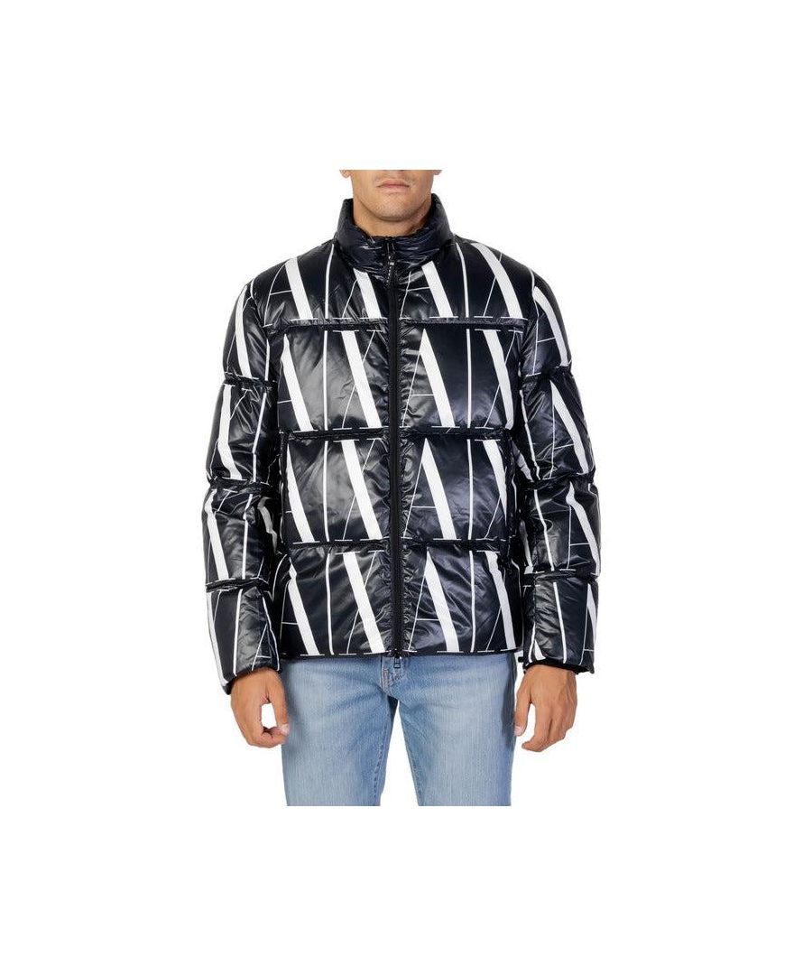 armani exchange mens jacket in black - size x-large