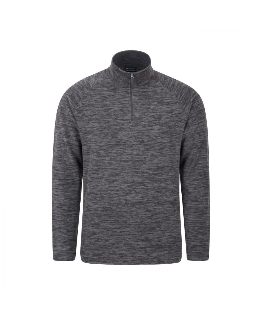 Mountain Warehouse Mens Snowdon II Fleece Top (Charcoal) - Size 4XL