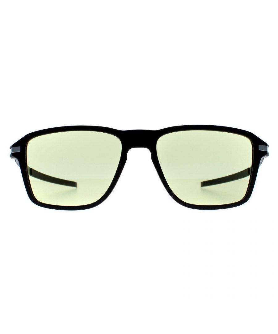 Oakley Wheel House OO9469-09 matzwarte prizm gaming zonnebril is uitgerust met Hollowpoint scharnieren met een zelfstandig spring cam mechanisme en interne zuiger voor een soepel minimaal ontwerp. Een mix van Unobtanium voorkant en roestvrije veren met unobtanium earsocks geven een zeer duurzaam en lichtgewicht frame met diepe vierkante lenzen.
