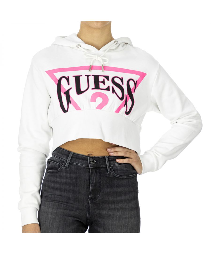 Image for Guess Women Hoodie   Full sleeve White