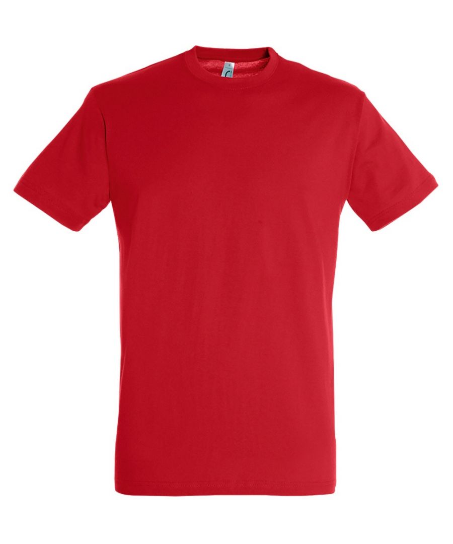 SOLS Mens Regent Short Sleeve T-Shirt (Red) Cotton - Size Medium