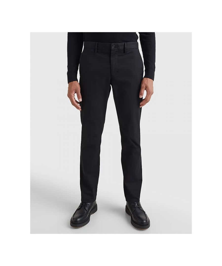 Tommy Hilfiger Denton 1985 Mens Chinos - Black - Size 34W/32L