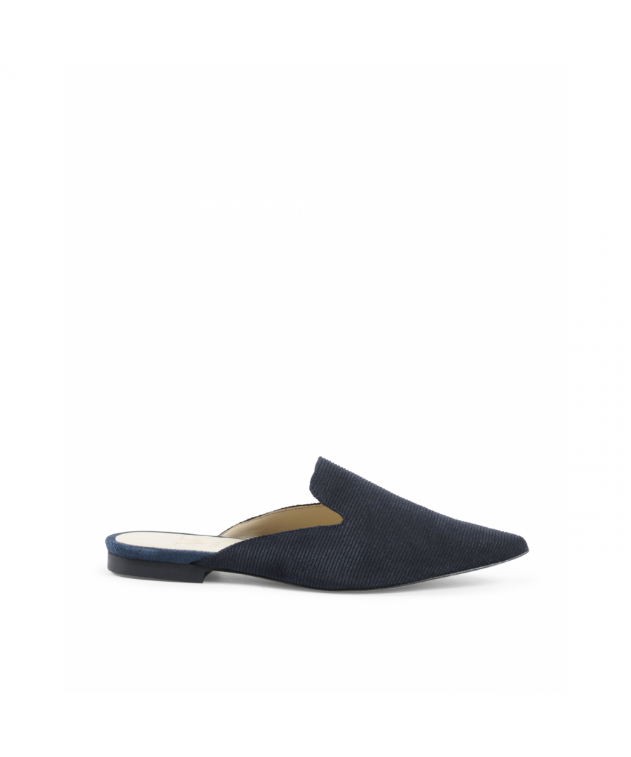 By: 19V69 Italia- Details: SABOT DAMITA FRESH OCEANO- Color: Dark Blue - Composition: 100% LEATHER - Sole: 100% SYNTHETIC LEATHER - Heel: FLAT - Made: ITALY - Season: All Season