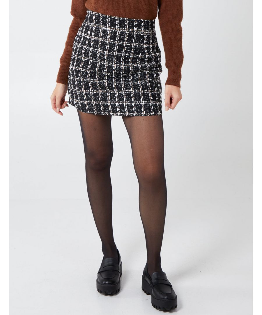 Image for LEIGHTON - Tweed Mini Skirt