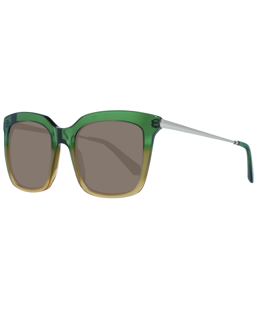 Zac Posen Sunglasses ZALE EM 53 Alek\nExtras: Geen extra's\nFrame kleur: Groen\nFrame materiaal: Acetaat & Kunststof\nGlas kleur: Bruin\nGlas materiaal: Kunststof\nCategorie filteren: 2\nStijl: Trapezium\nGlas-Effect: Geen extra's\nbescherming: 100% UVA & UVB\nGlas breedte: 53\nGlas hoogte: 46\nWeb breedte: 20\nTempel Lengte: 140\nVeer Scharnier: Nee\nLeveringsomvang: Zakje met merk\nFrame Stijl: Full-Rim