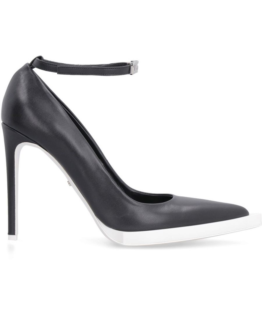 Image for Rider leather pointy-toe pumps