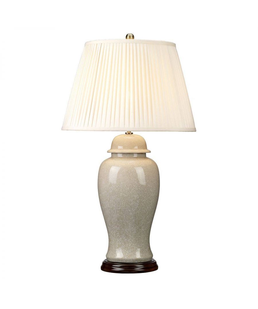 Image for 1 Light Large Table Lamp Ivory, E27