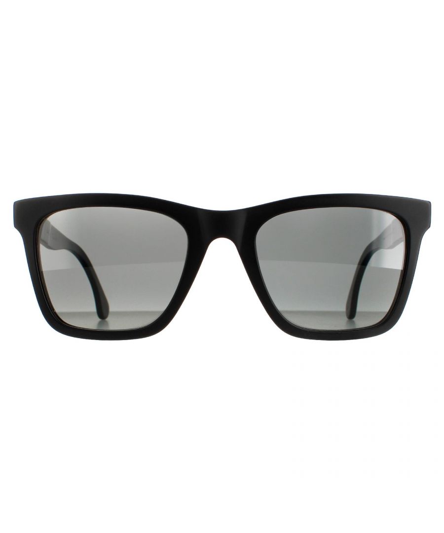 Paul Smith Square Womens Matte Black Grey Gradient PSSN055 Durant   Sunglasses are a fashionable square style crafted from lightweight acetate. Paul Smith's logo features on the temples for brand authenticity.
