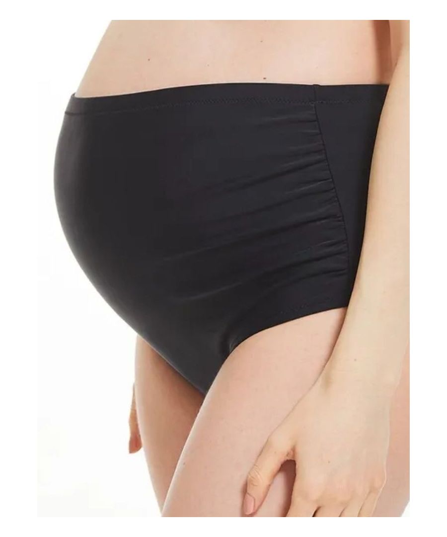 Figleaves Belle Maternity Over Bump Bikini Brief, the perfect fully lined pregnacy bottoms.
