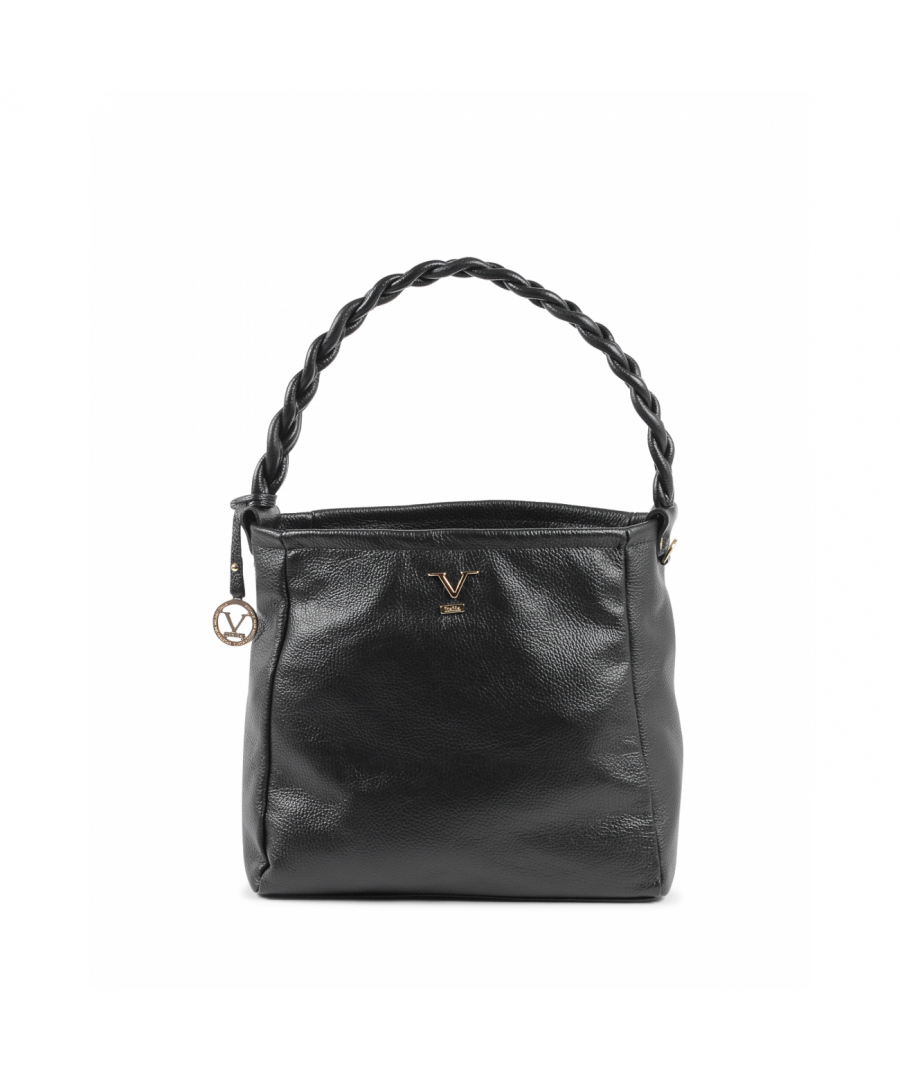 By: 19V69 Italia- Details: VE1633 DOLLARO NERO- Color: Black - Composition: 100% LEATHER - Measures: 33x30x16 cm - Made: ITALY - Season: All Seasons