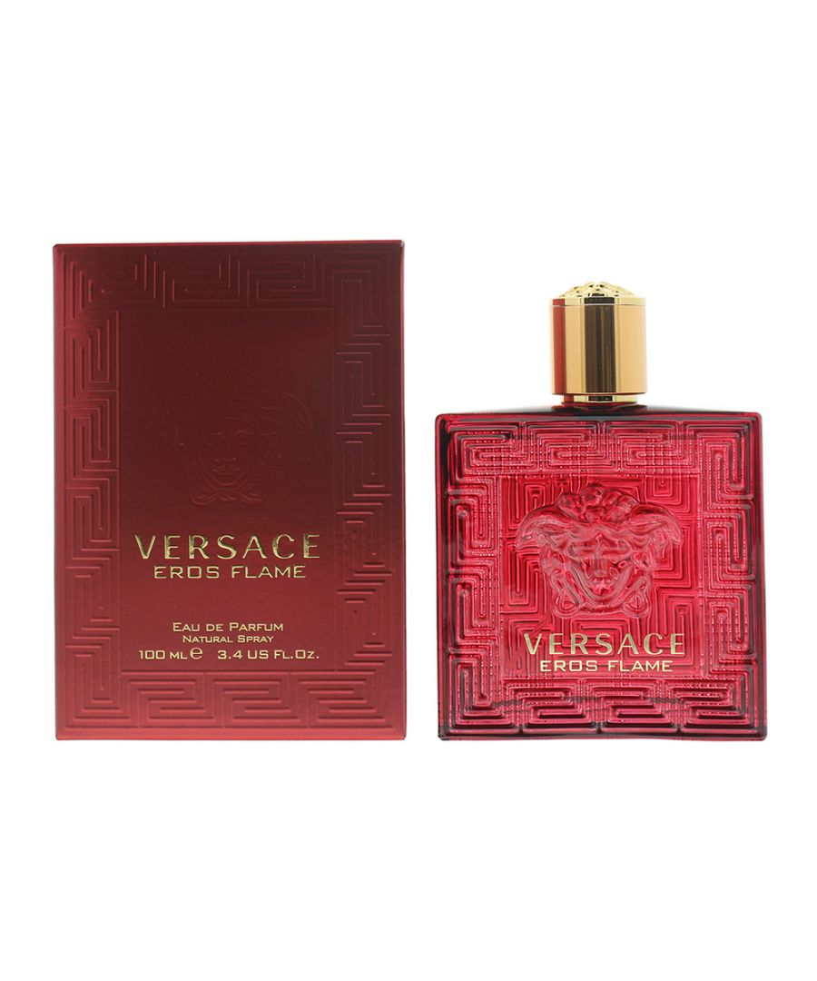 Versace Eros Flame is a woody spicy fragrance for men. Top notes are chinotto, lemon, mandarin orange, black pepper and rosemary. Middle notes are rose, geranium and pepper. Base notes are texas cedar, patchouli, tonka bean, vanilla, sandalwood and oakmoss. Versace Eros Flame was launched in 2018.